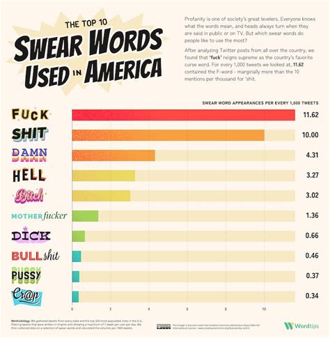 10 Most Common Swear Words and Expressions in .